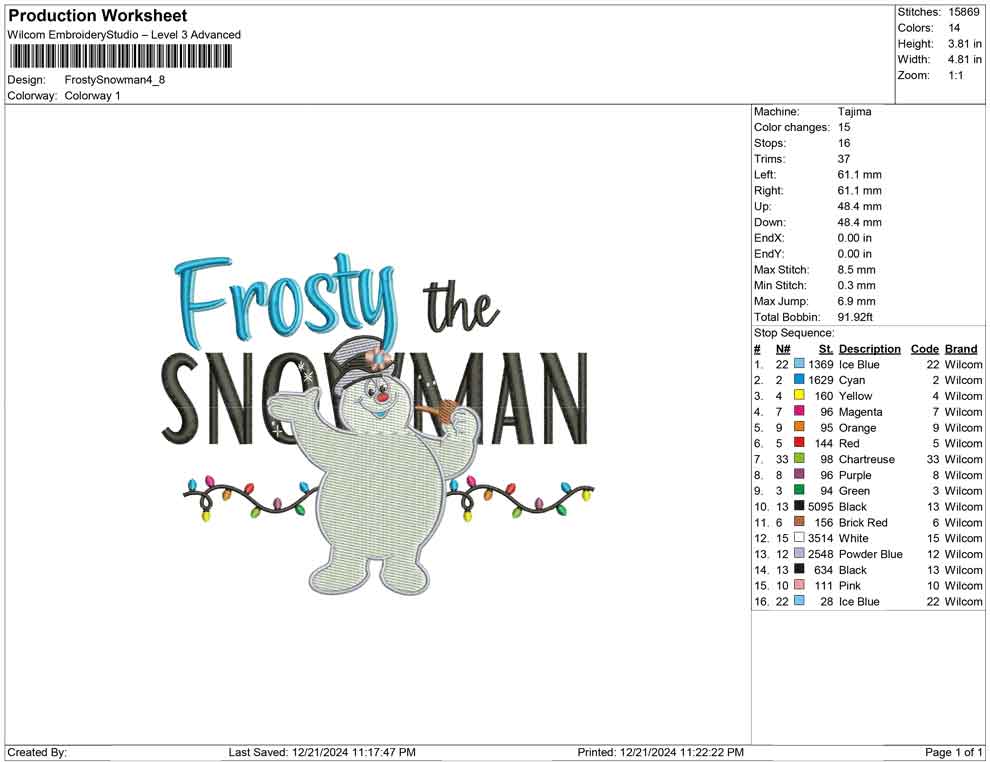 Frosty Snowman