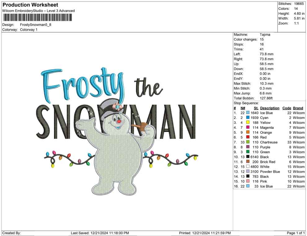 Frosty Snowman
