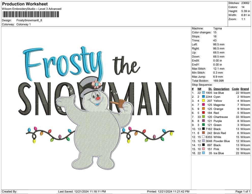 Frosty Snowman