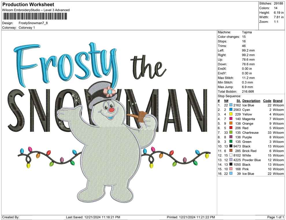 Frosty Snowman