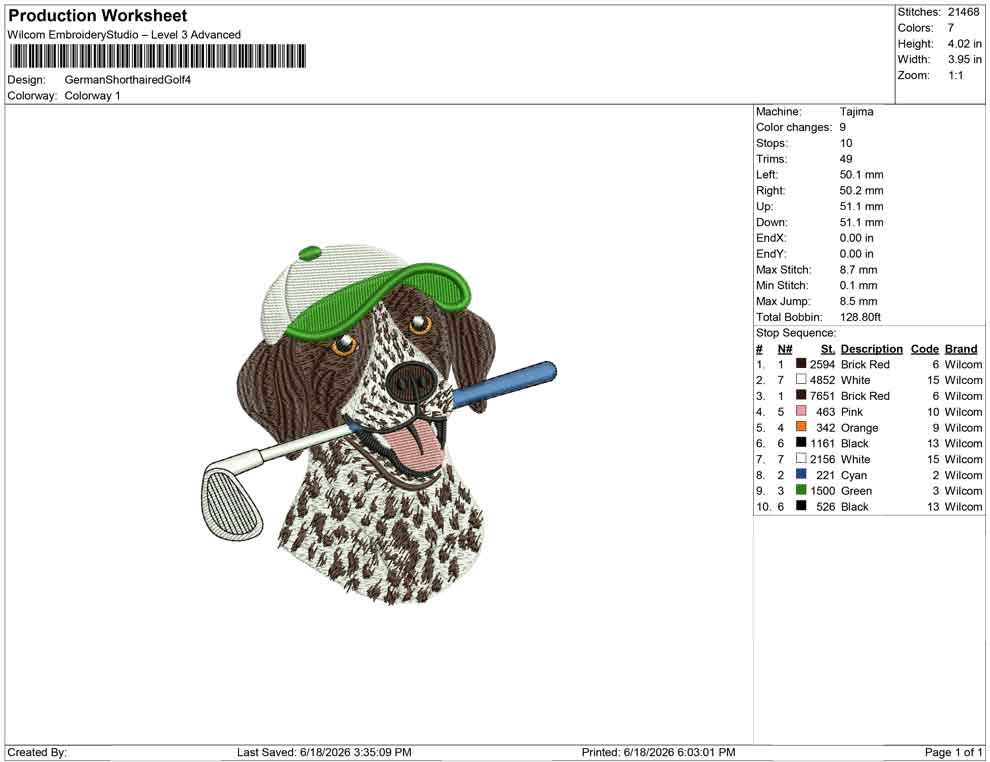 German Shorthaired Golf