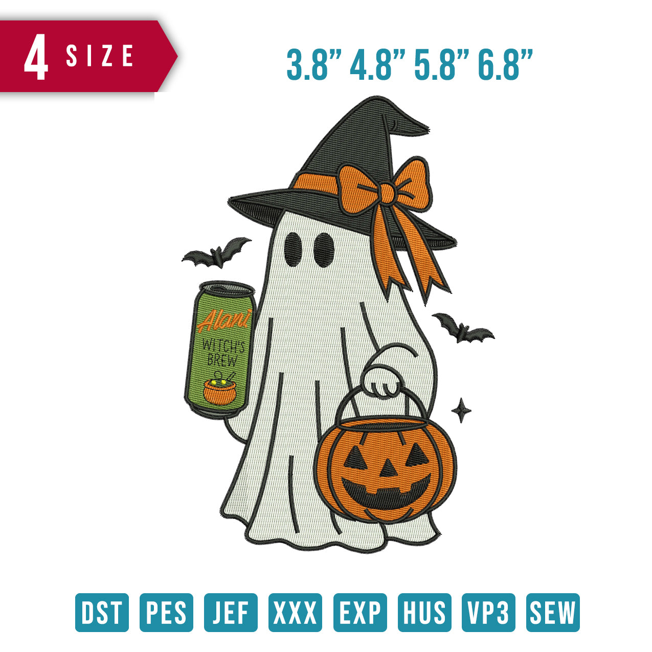 Ghost Drink Pumpkin