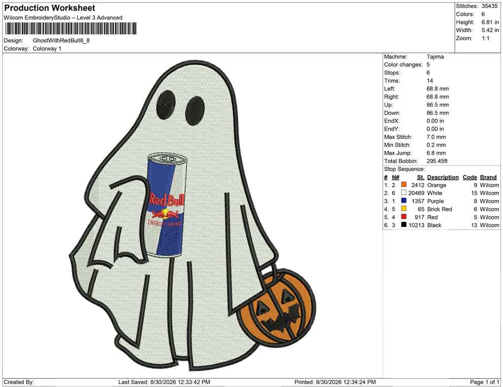 Ghost With Red Bull