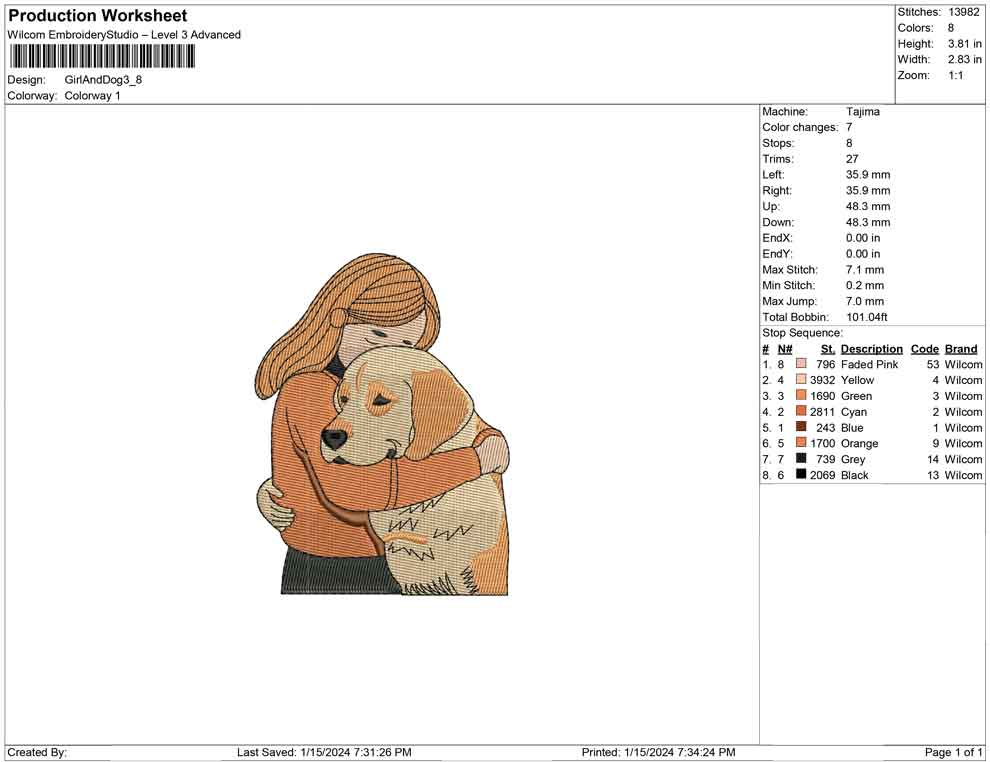 Girl and Dog