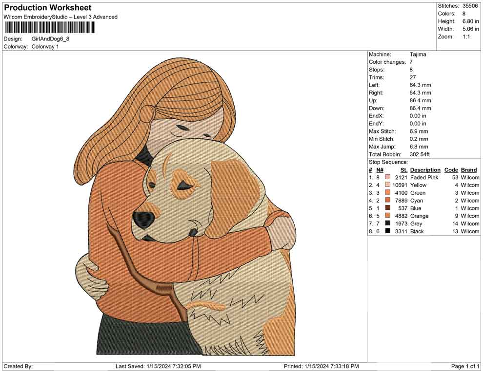 Girl and Dog