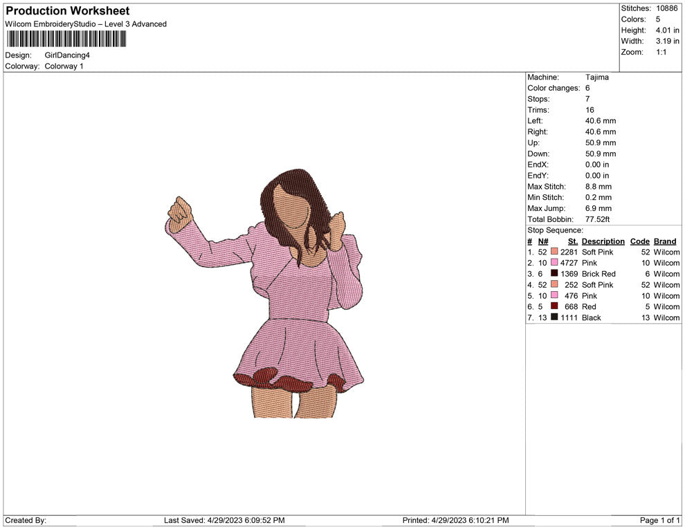 Girl dancing