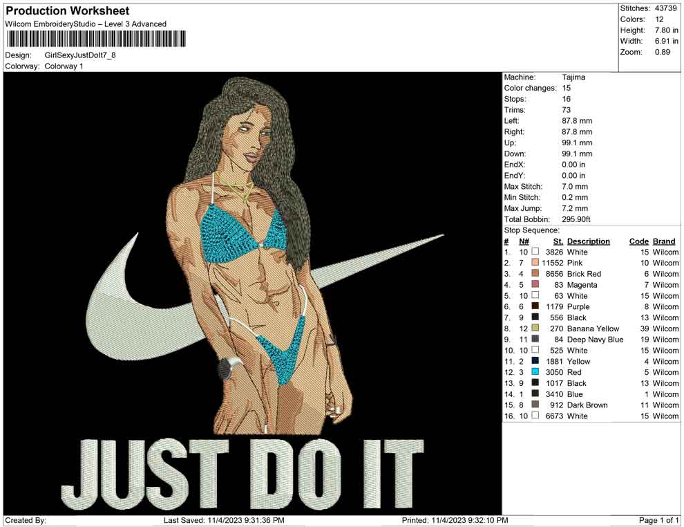 Girl sexy just do it