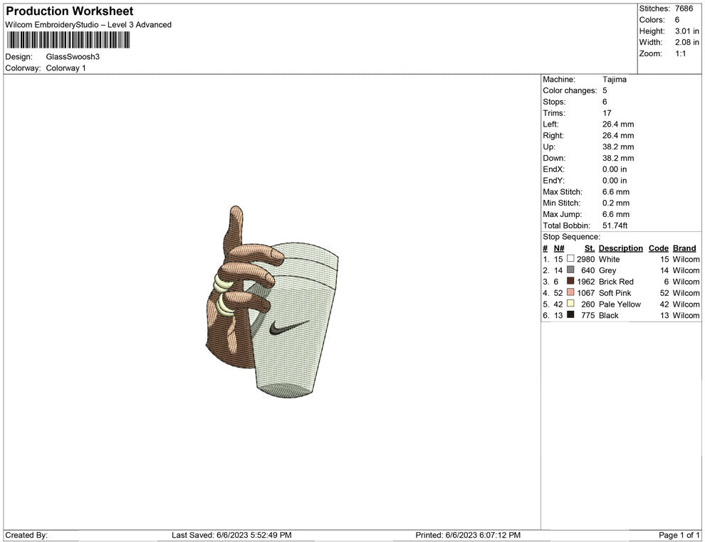 Glass Swoosh