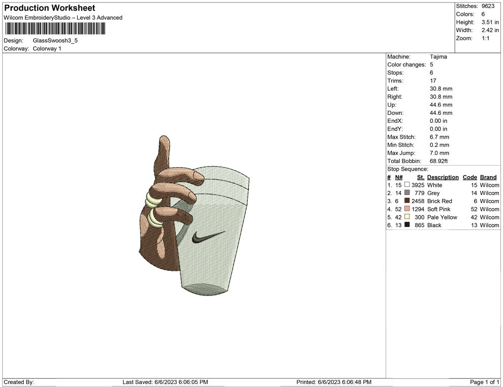 Glass Swoosh
