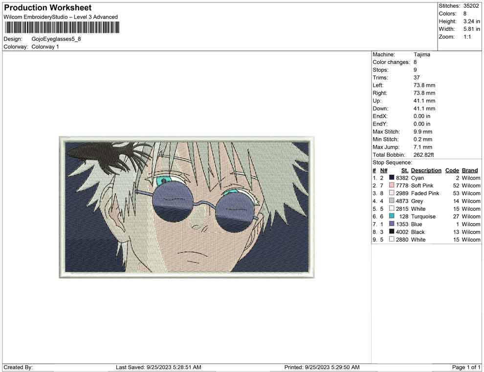 Gojo Eyeglasses