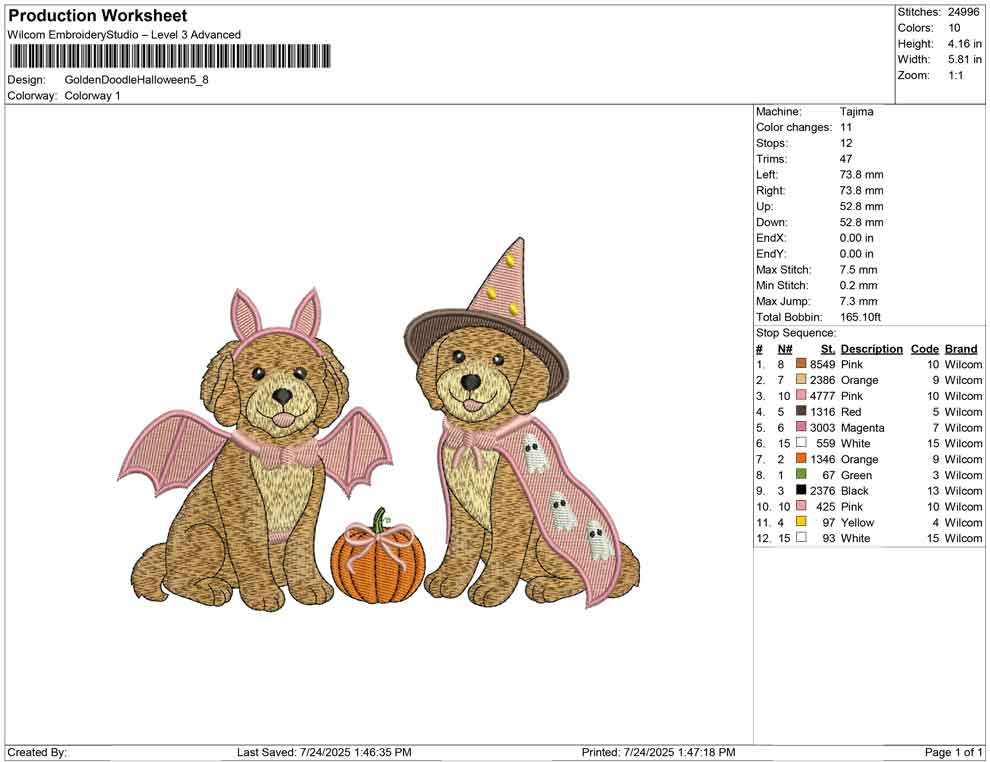Golden Doodle Halloween