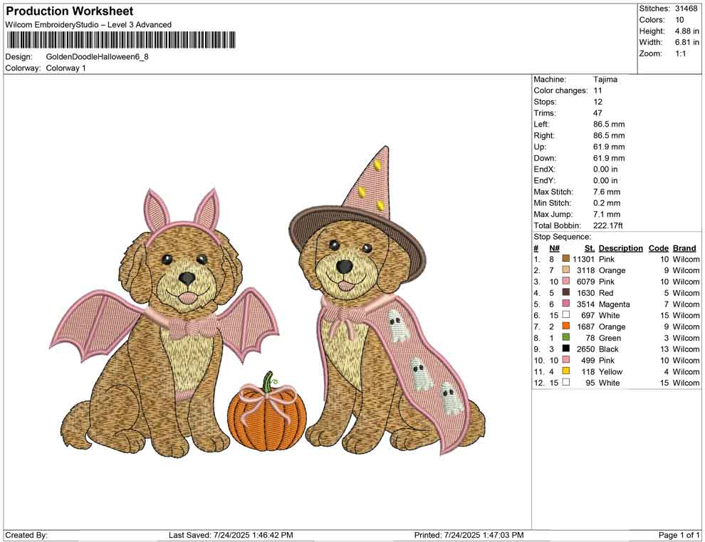 Golden Doodle Halloween