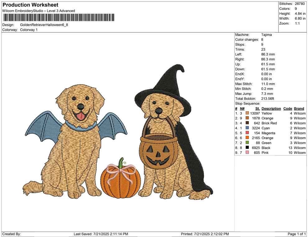 Golden Retriever Halloween