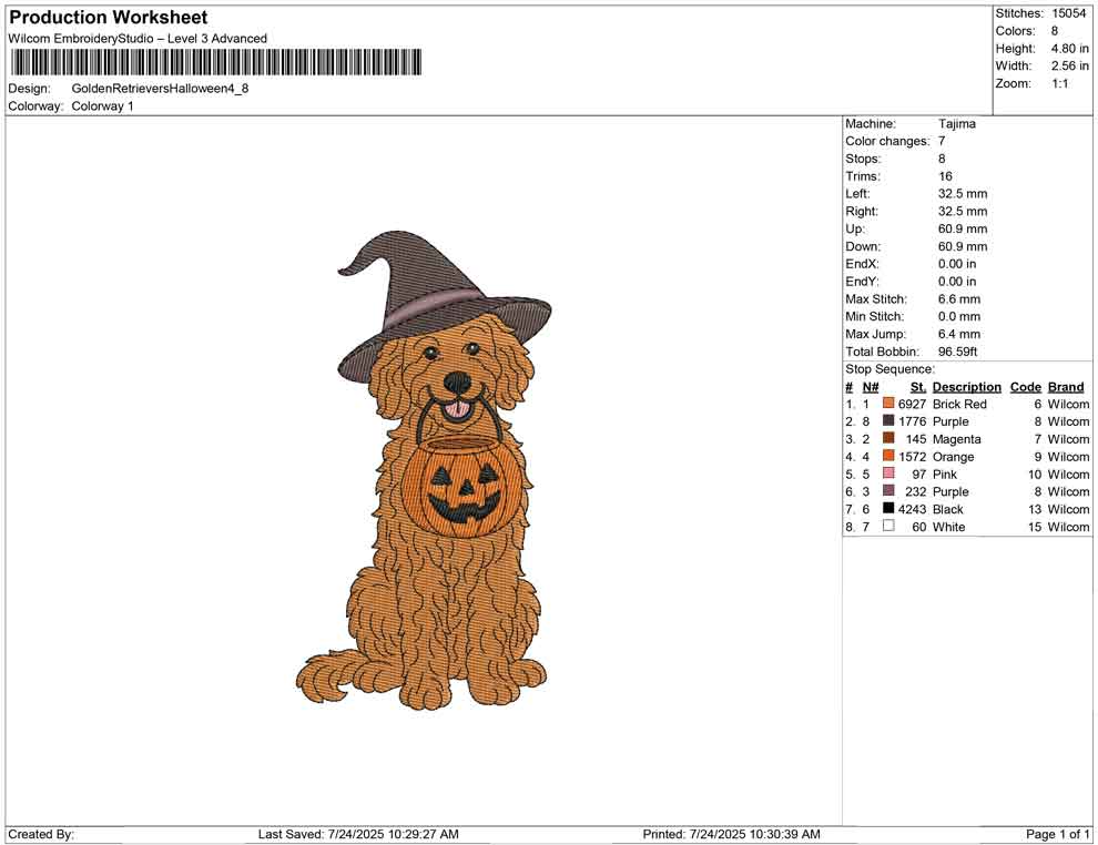 Golden Retrievers Halloween B