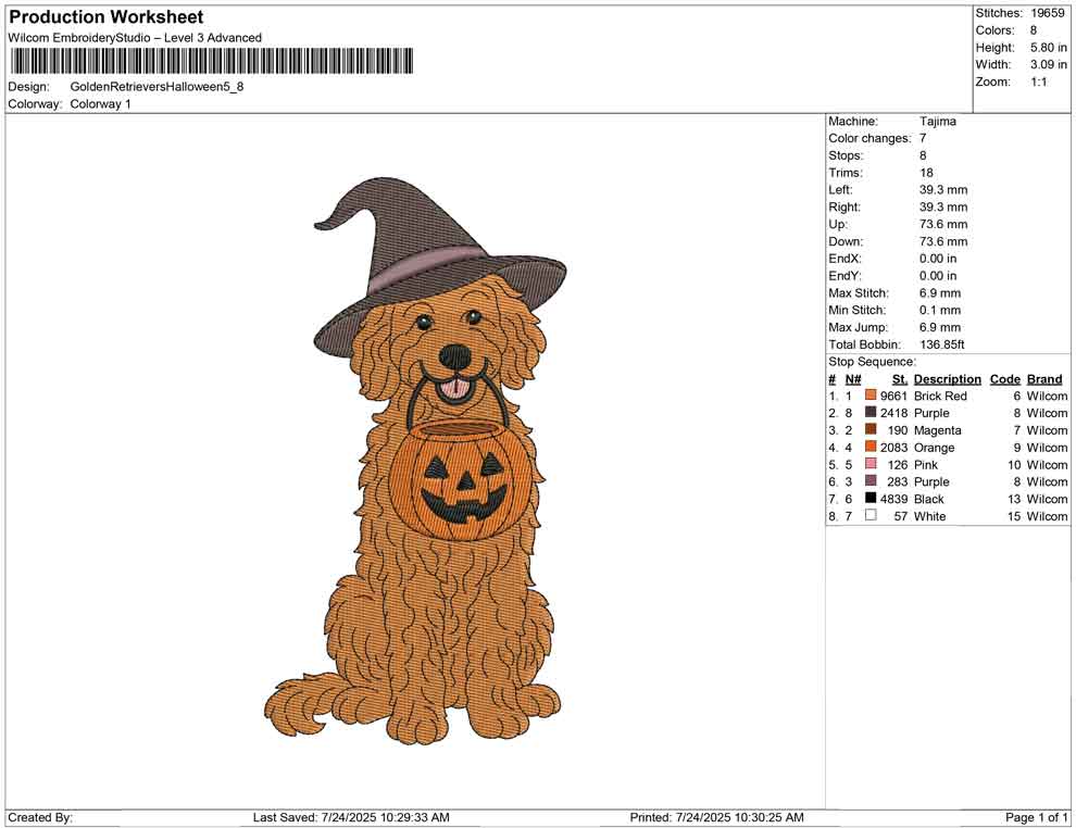 Golden Retrievers Halloween B