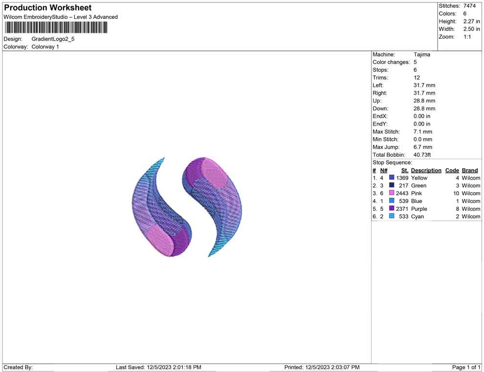Gradient logo