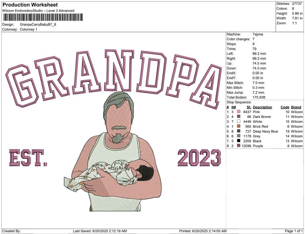 Granpa Carry Baby B