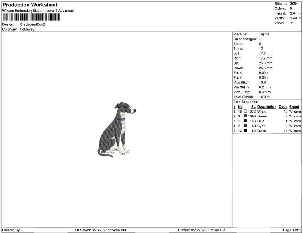Greyhound Dog