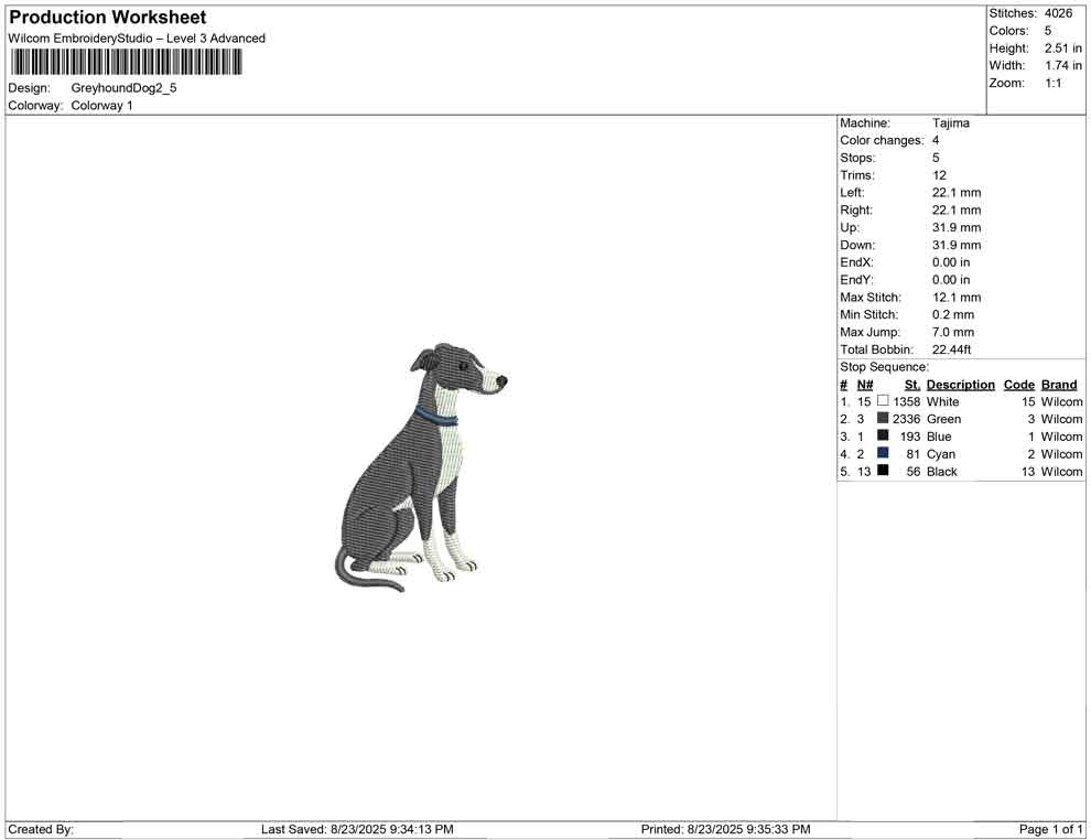 Greyhound Dog