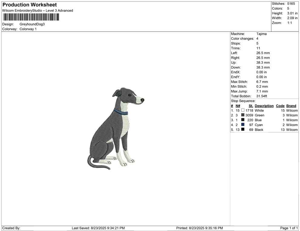 Greyhound Dog