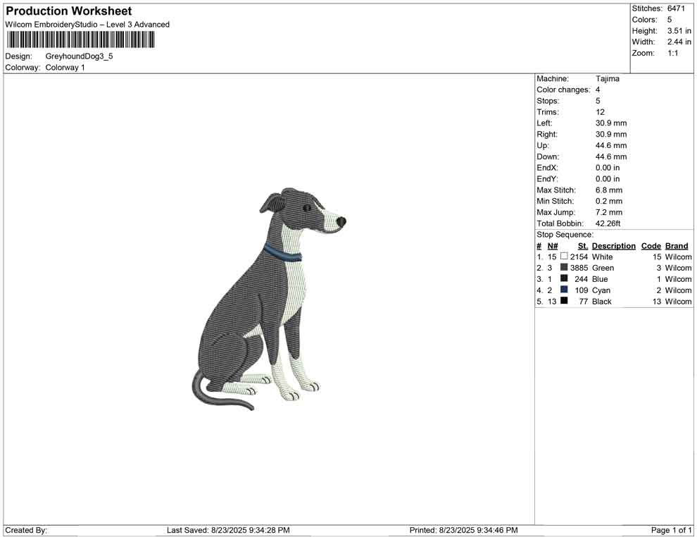 Greyhound Dog