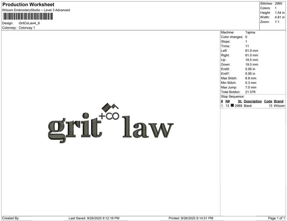Grit Co Law