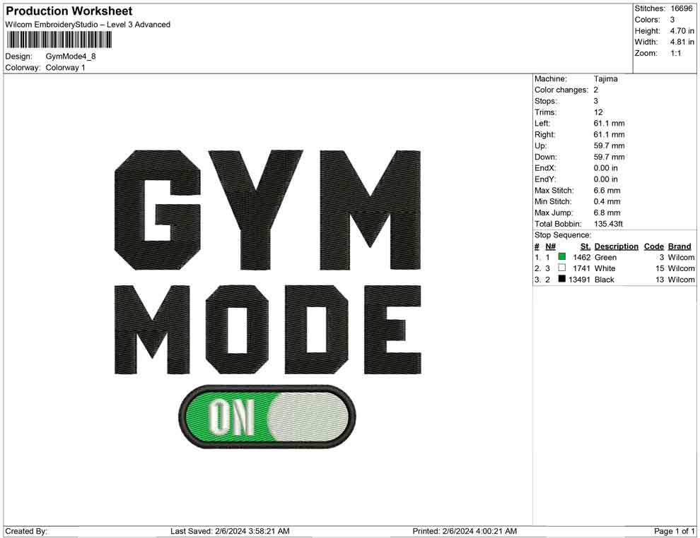 Gym Mode