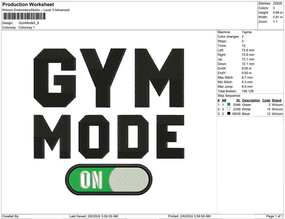 Gym Mode