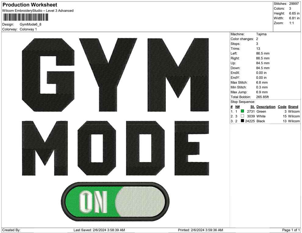 Gym Mode