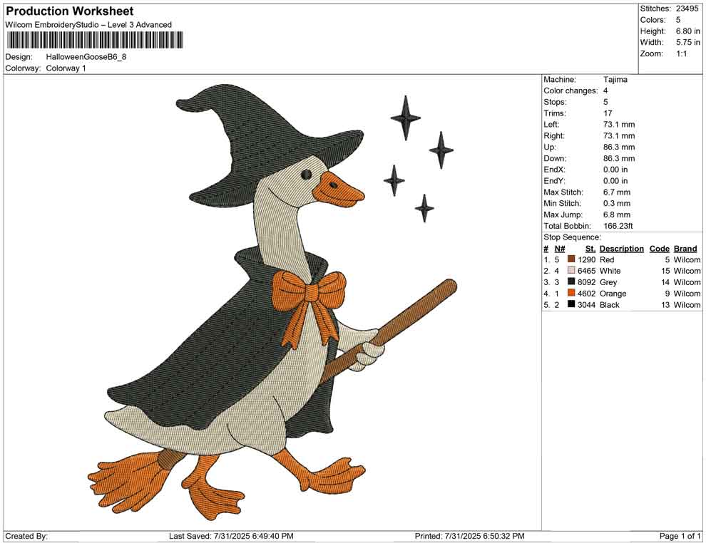 Halloween Goose B