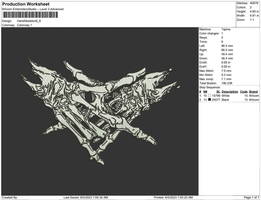 Hand Skeleton