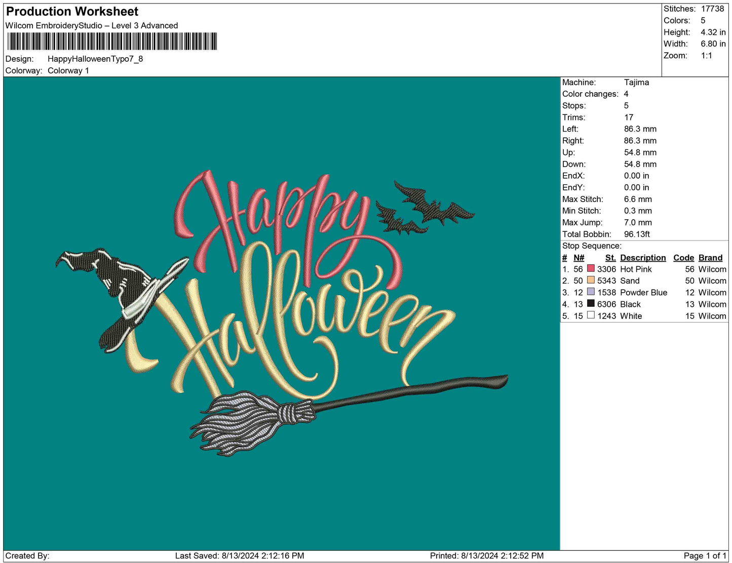 Happy Halloween typo