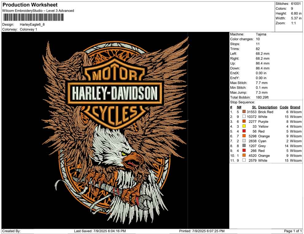 Harley Eagle