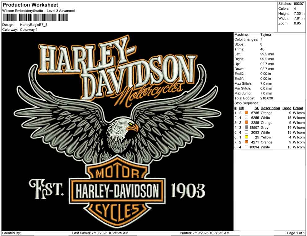 Harley Eagle B