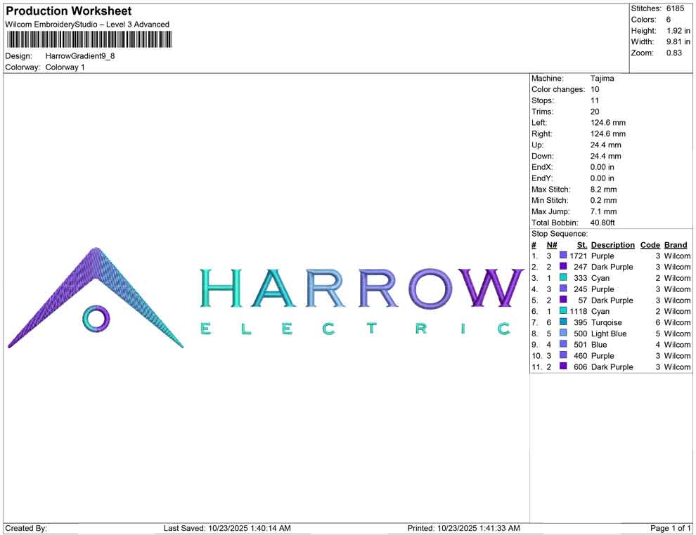 Harrow Gradient