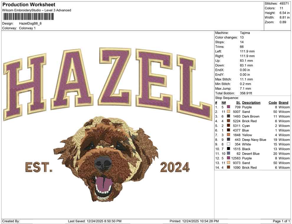 Hazel Dog B