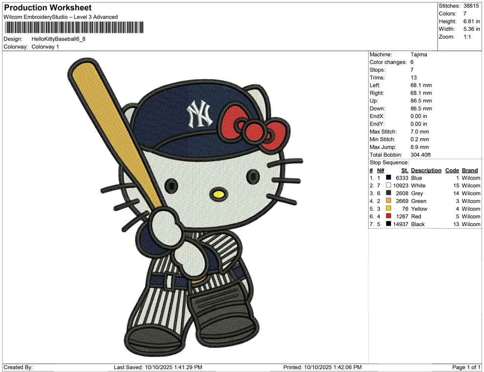 HelloKitty Baseball