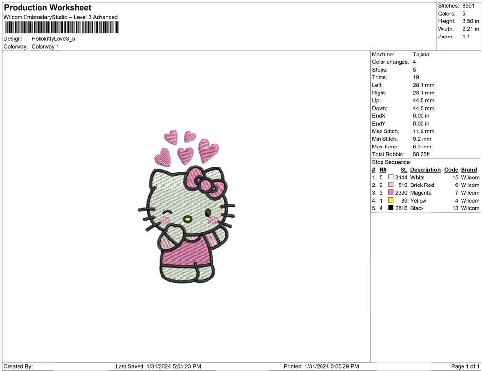 Hello kitty love