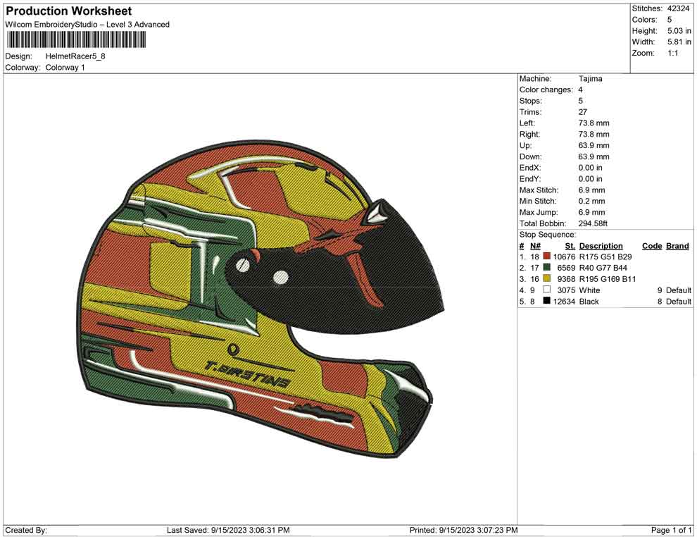 Helmet Racer