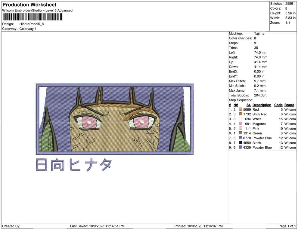 Hinata eye Panel