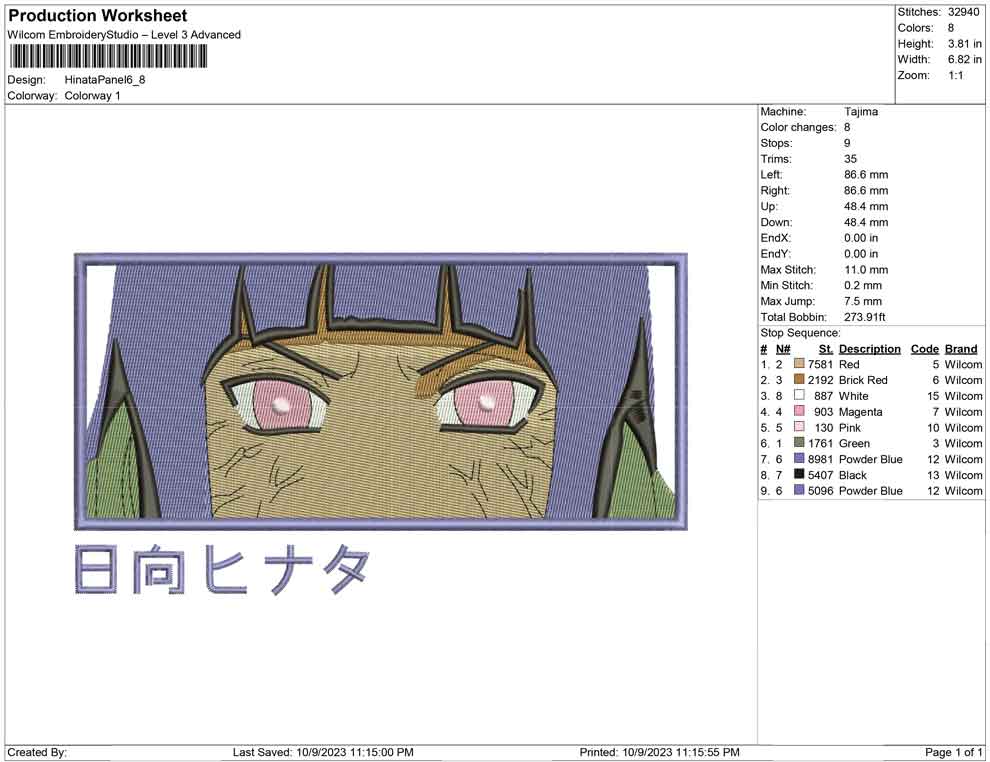 Hinata eye Panel