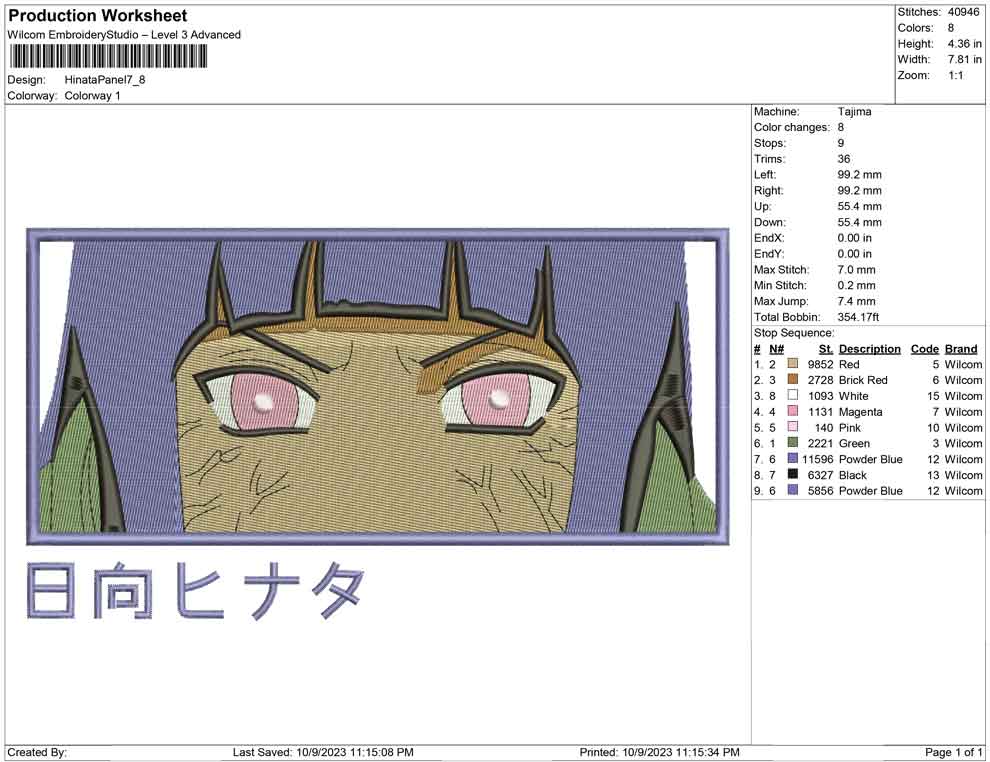 Hinata eye Panel