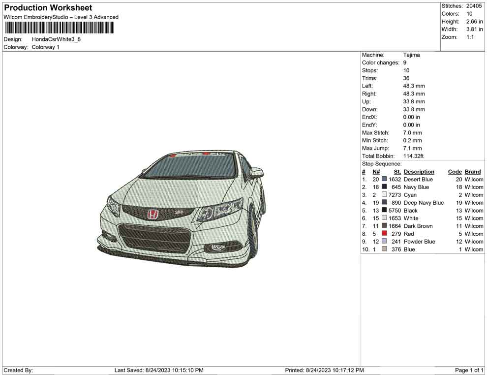 Honda Car White