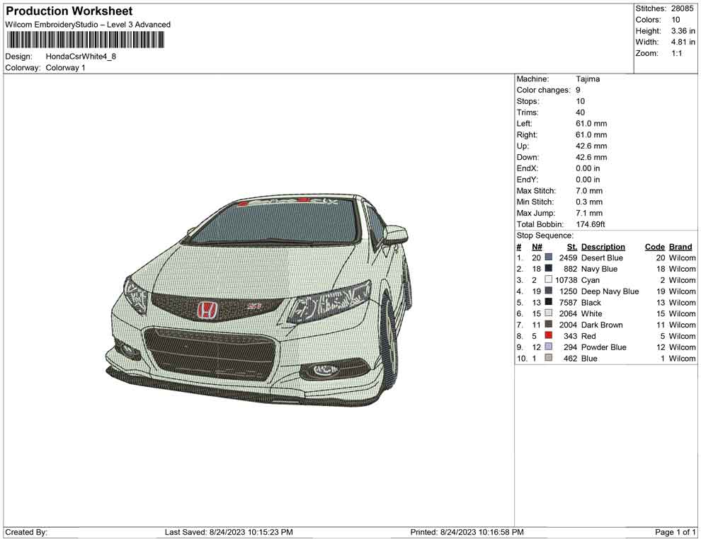 Honda Car White