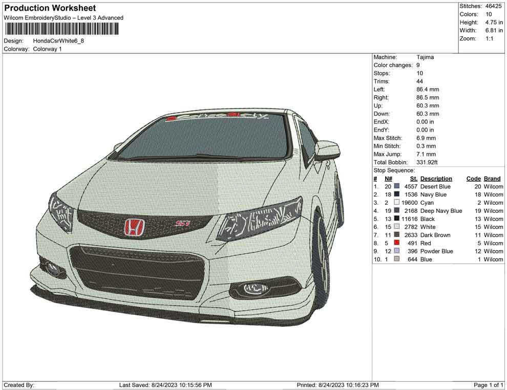 Honda Car White