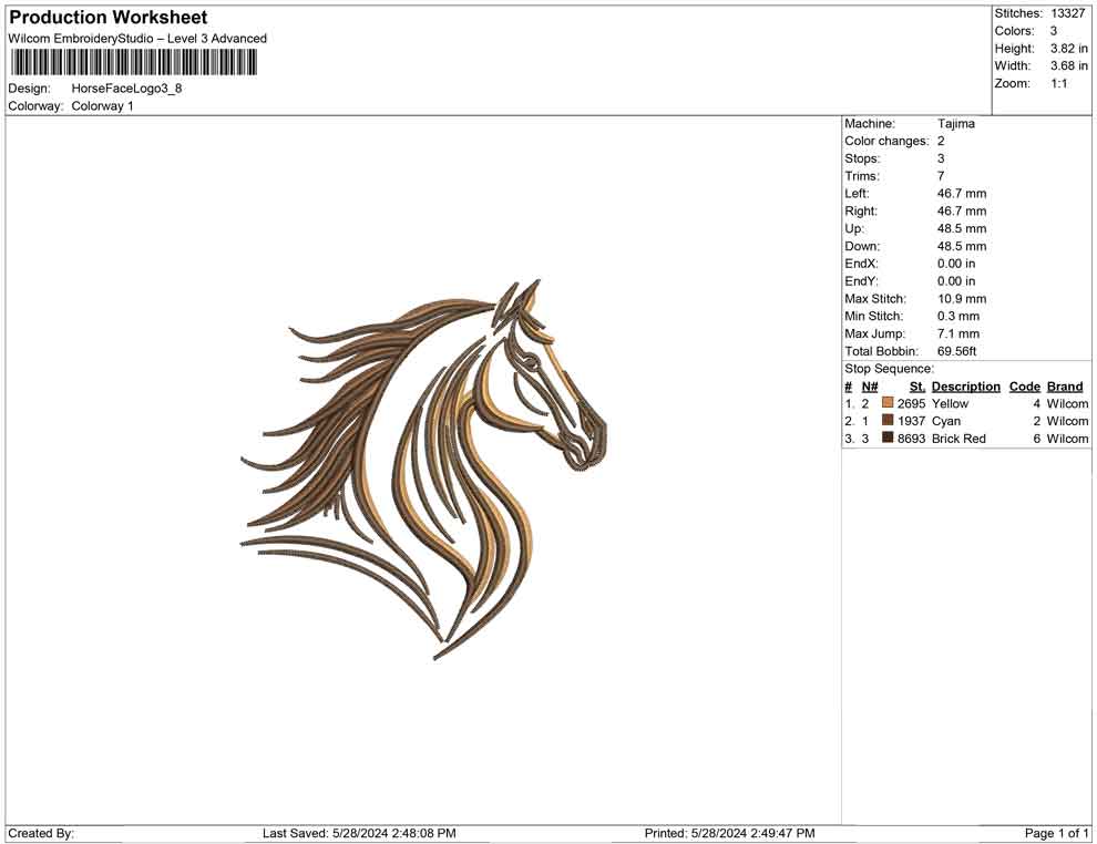 Horse Face Logo
