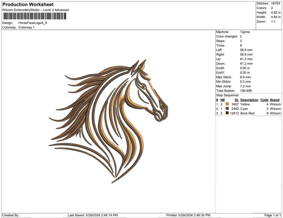 Horse Face Logo