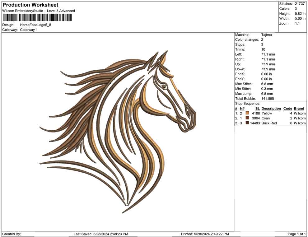 Horse Face Logo