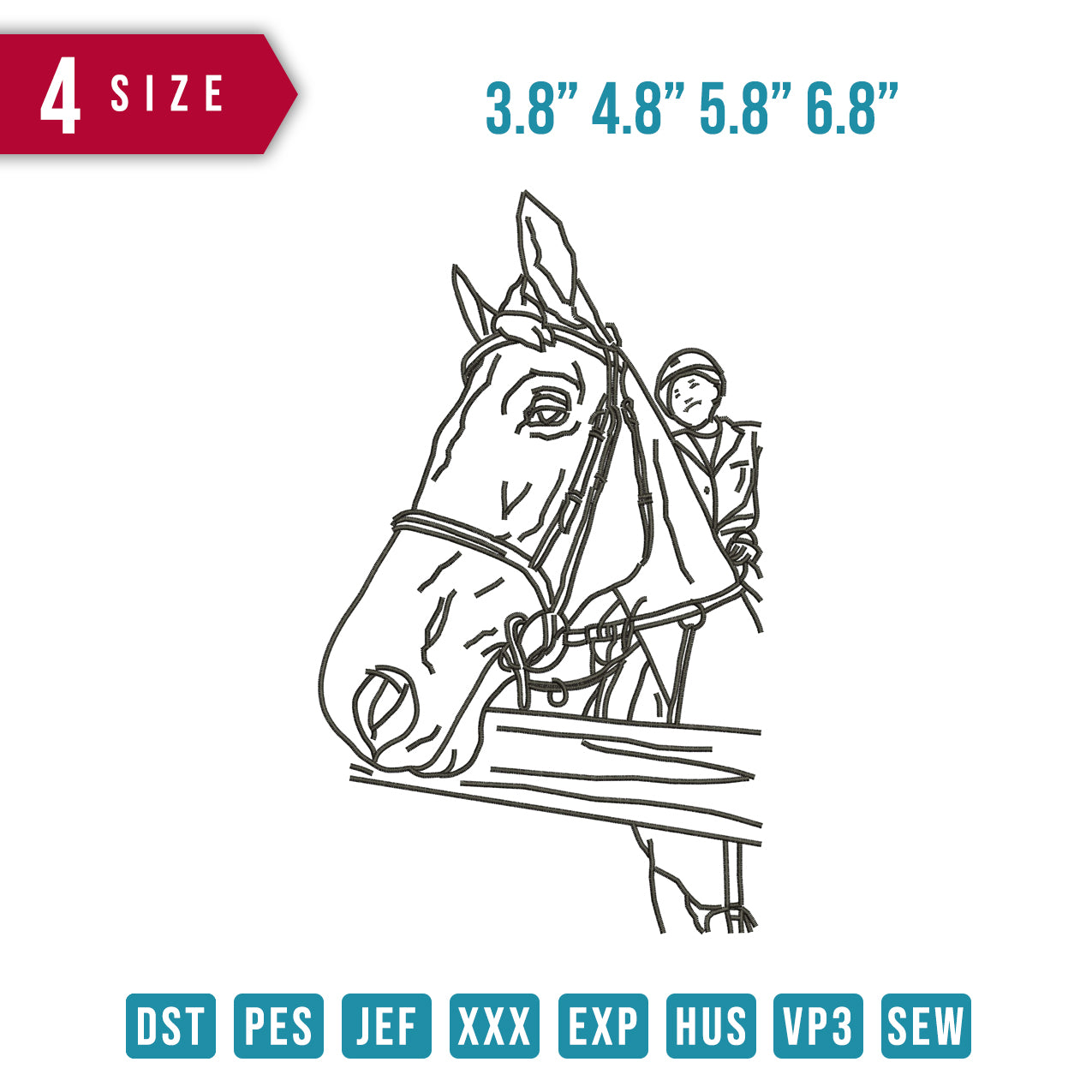 Horseman outline