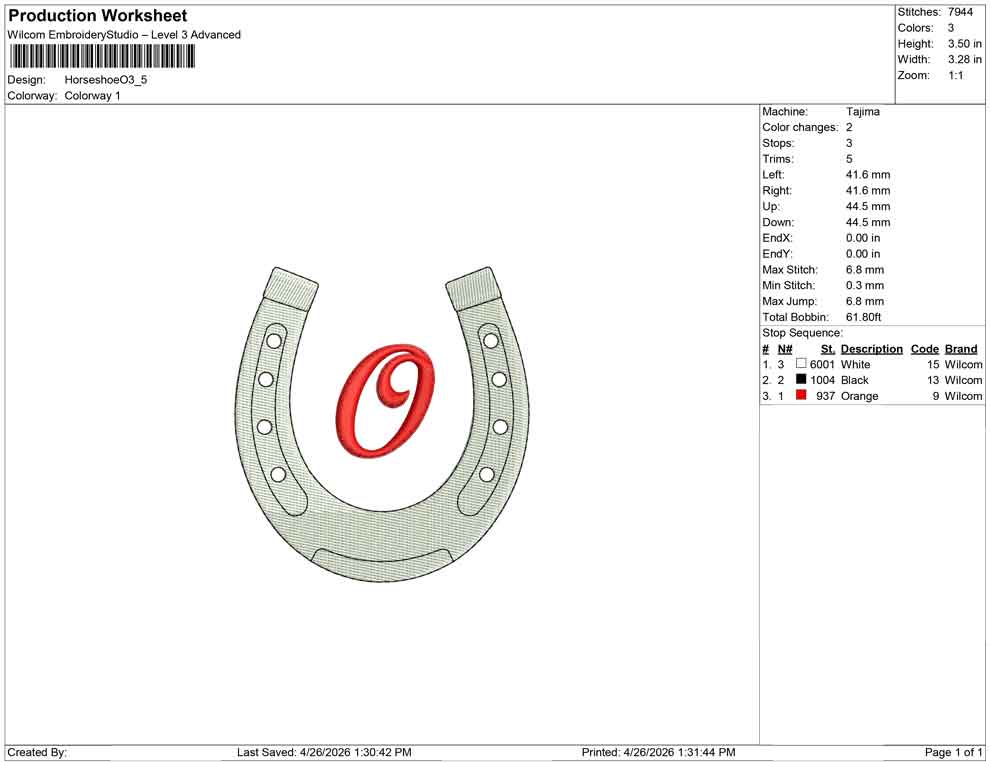 Horseshoe O